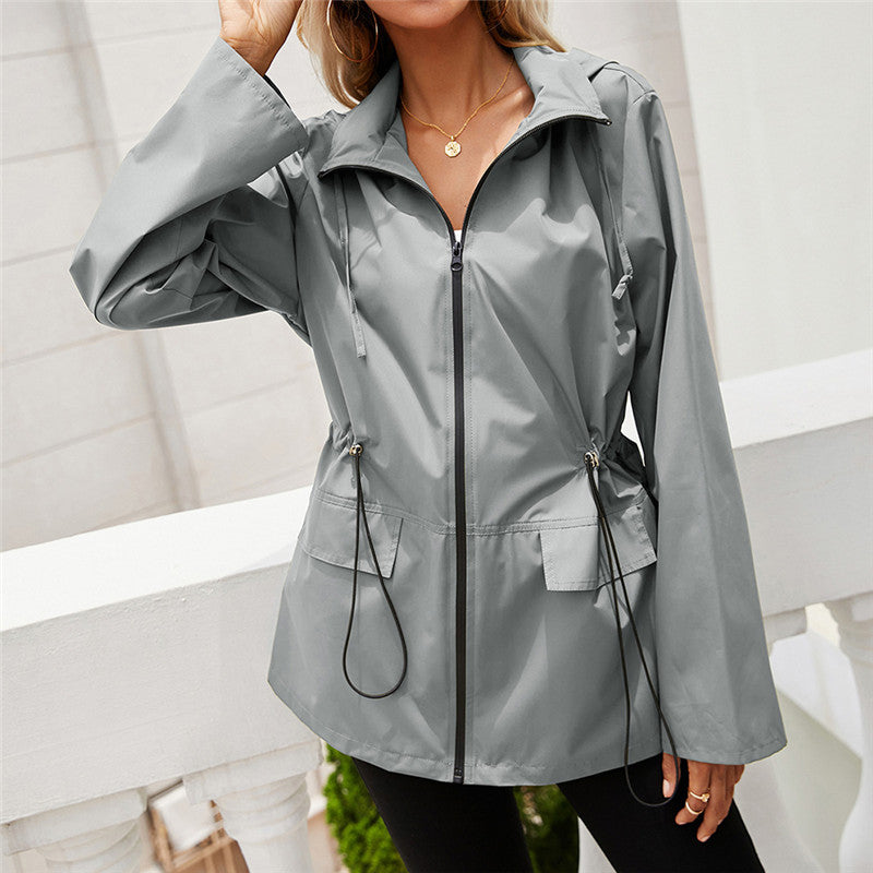 Hooded Rainproof Raincoat