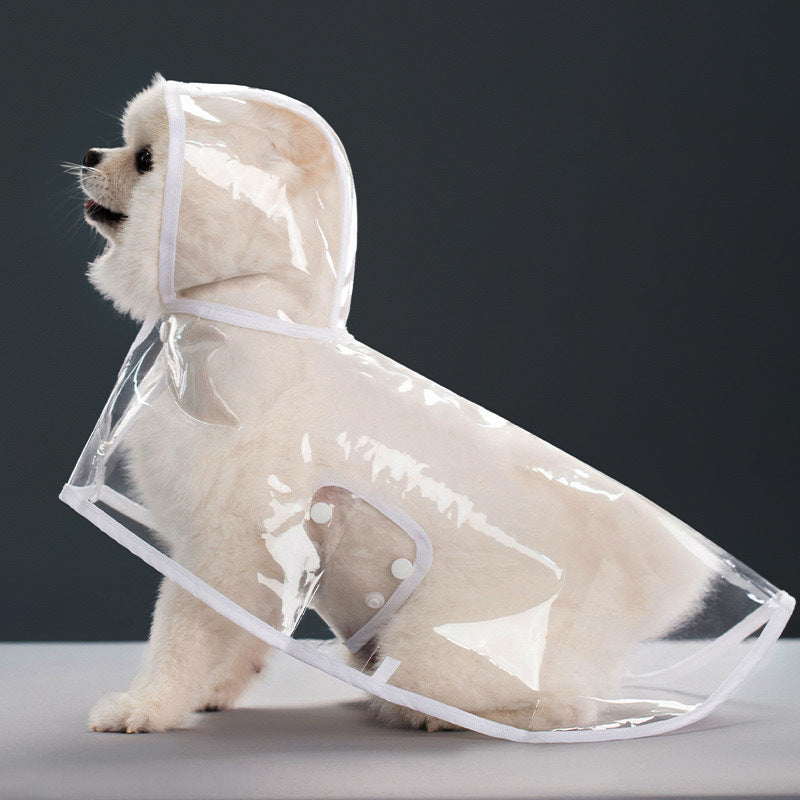 Transparent Pet Raincoat