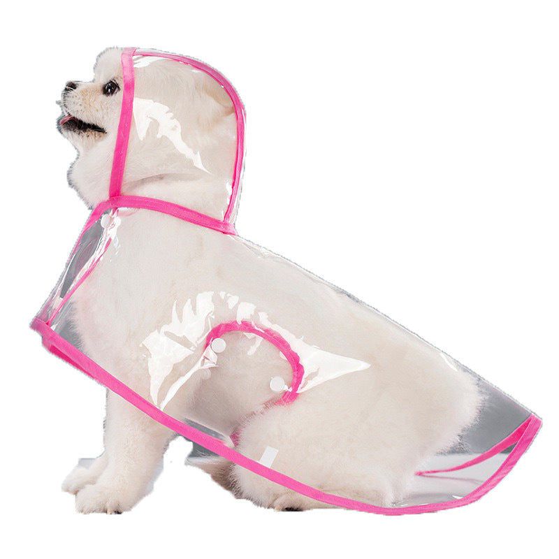 Transparent Pet Raincoat